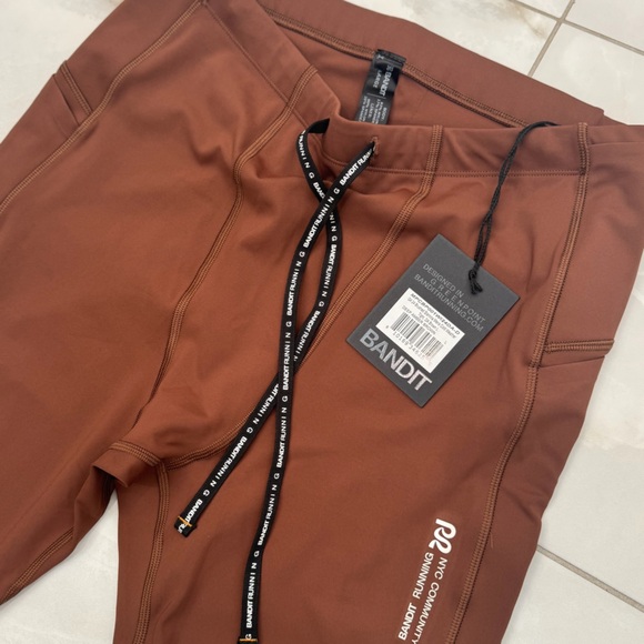 RARE Bandit Running Mens New Brushed Stamina Cold Weather Compression Run Tights - Picture 3 of 12